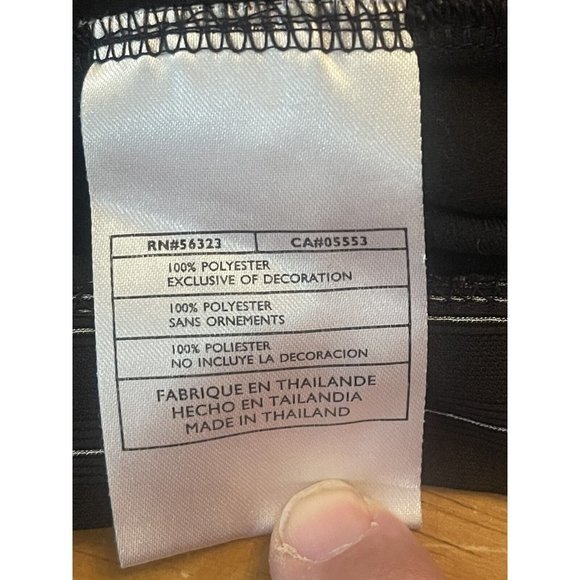 Nike Dri Fit Men's Golf Short Sleeve Polo‎ Shirt Black Striped Performance XL - Picture 6 of 7